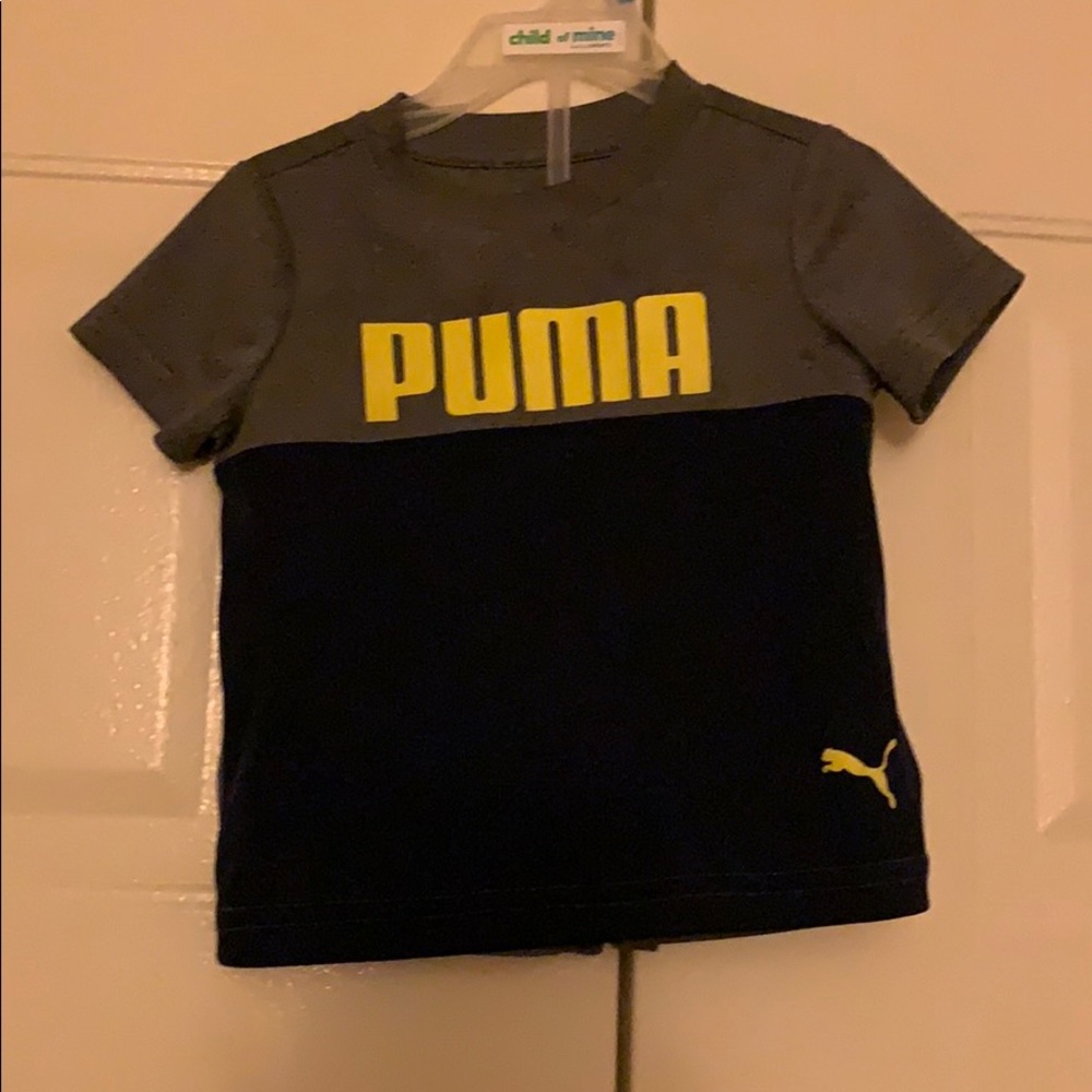 Boys puma short set comes with matching shorts